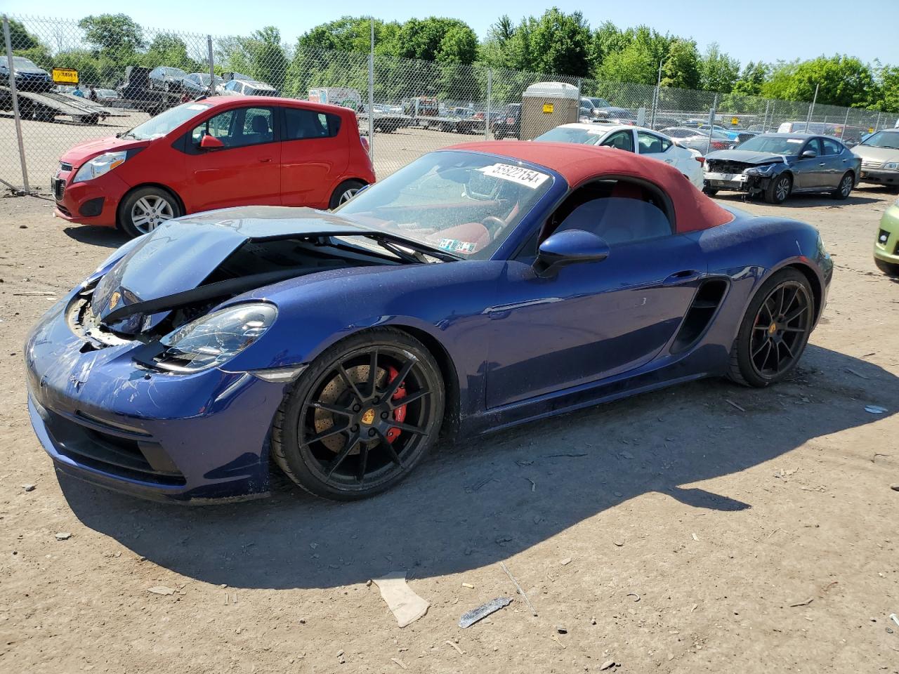 2022 PORSCHE BOXSTER GTS VIN:WP0CD2A89NS228236