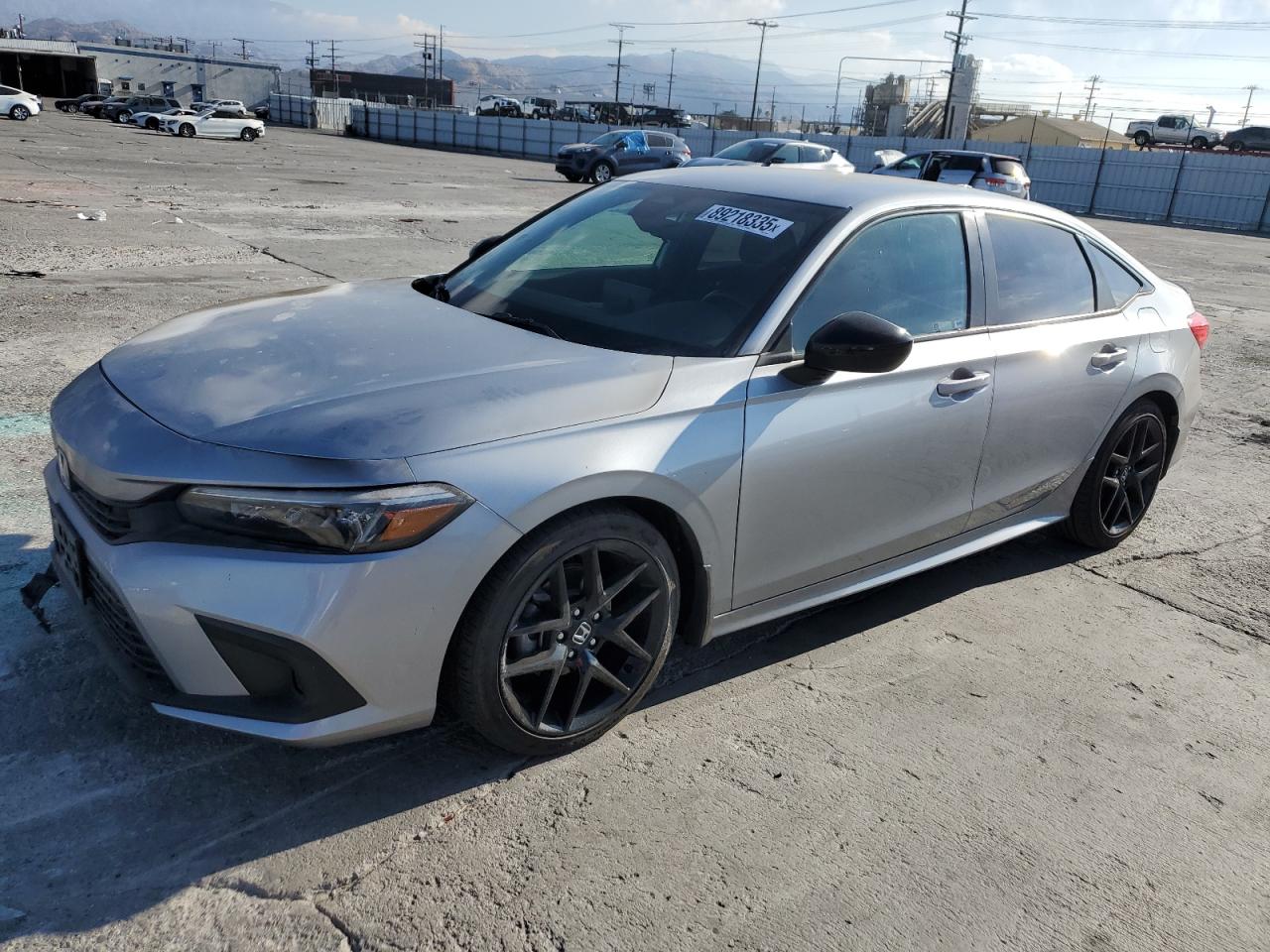2022 HONDA CIVIC SPORT VIN:2HGFE2F57NH502440