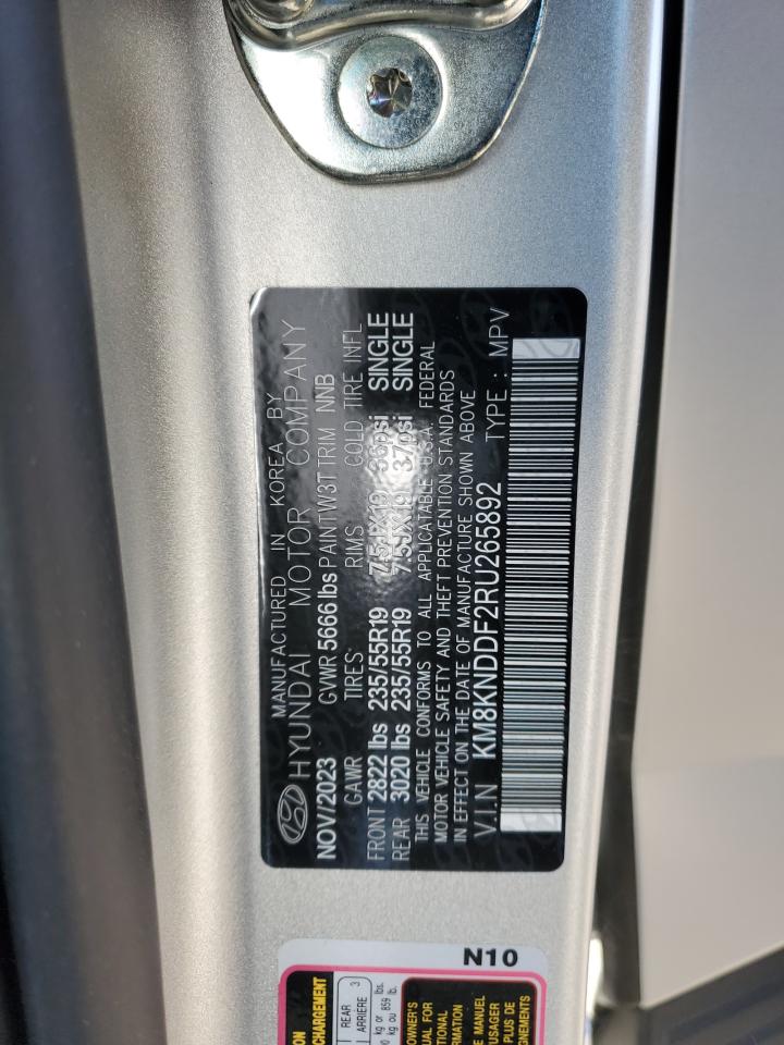 2024 HYUNDAI IONIQ 5 SEL VIN:KM8KNDDF2RU265892