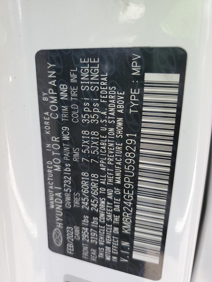 2023 HYUNDAI PALISADE SEL VIN:KM8R24GE9PU598291