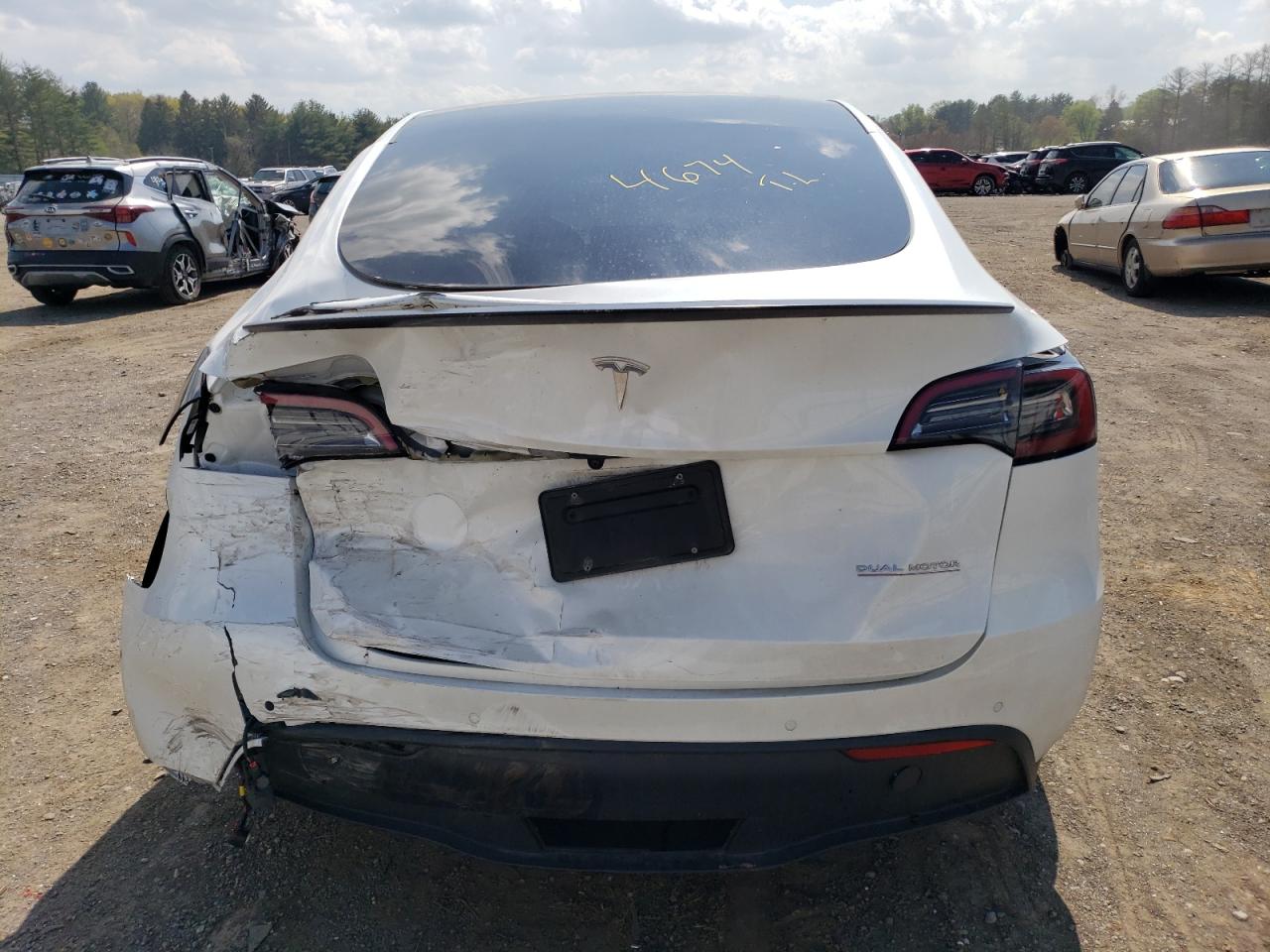 2022 TESLA MODEL Y  VIN:7SAYGDEF9NF461535