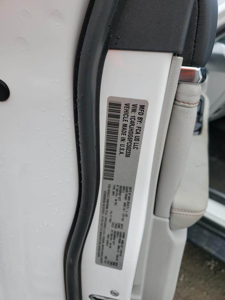 2023 JEEP GRAND CHEROKEE OVERLAND VIN:1C4RJHDG6PC502336