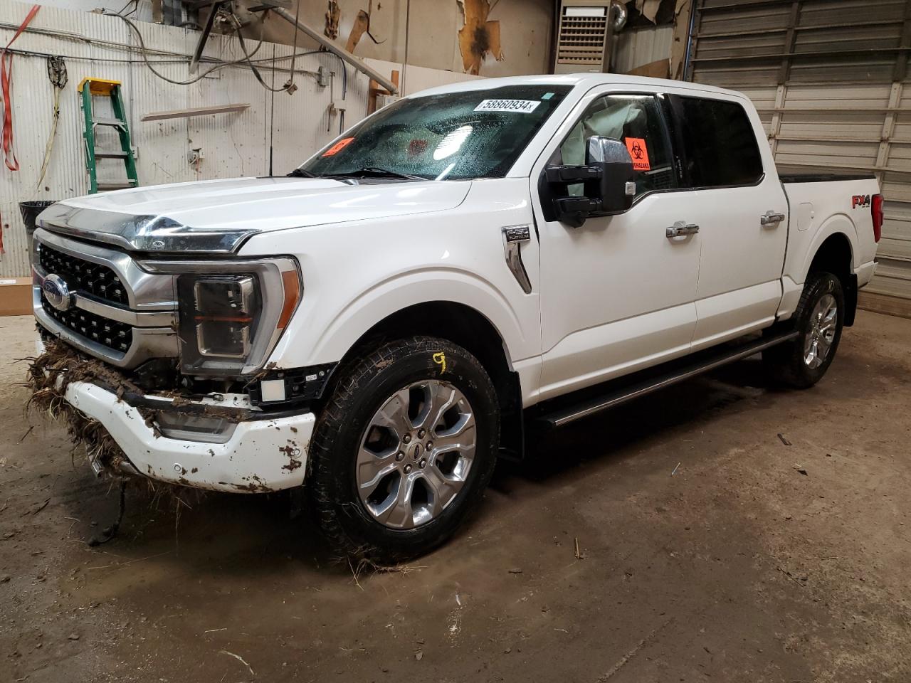 2022 FORD F150 SUPERCREW VIN:1FTFW1E52NFB60243