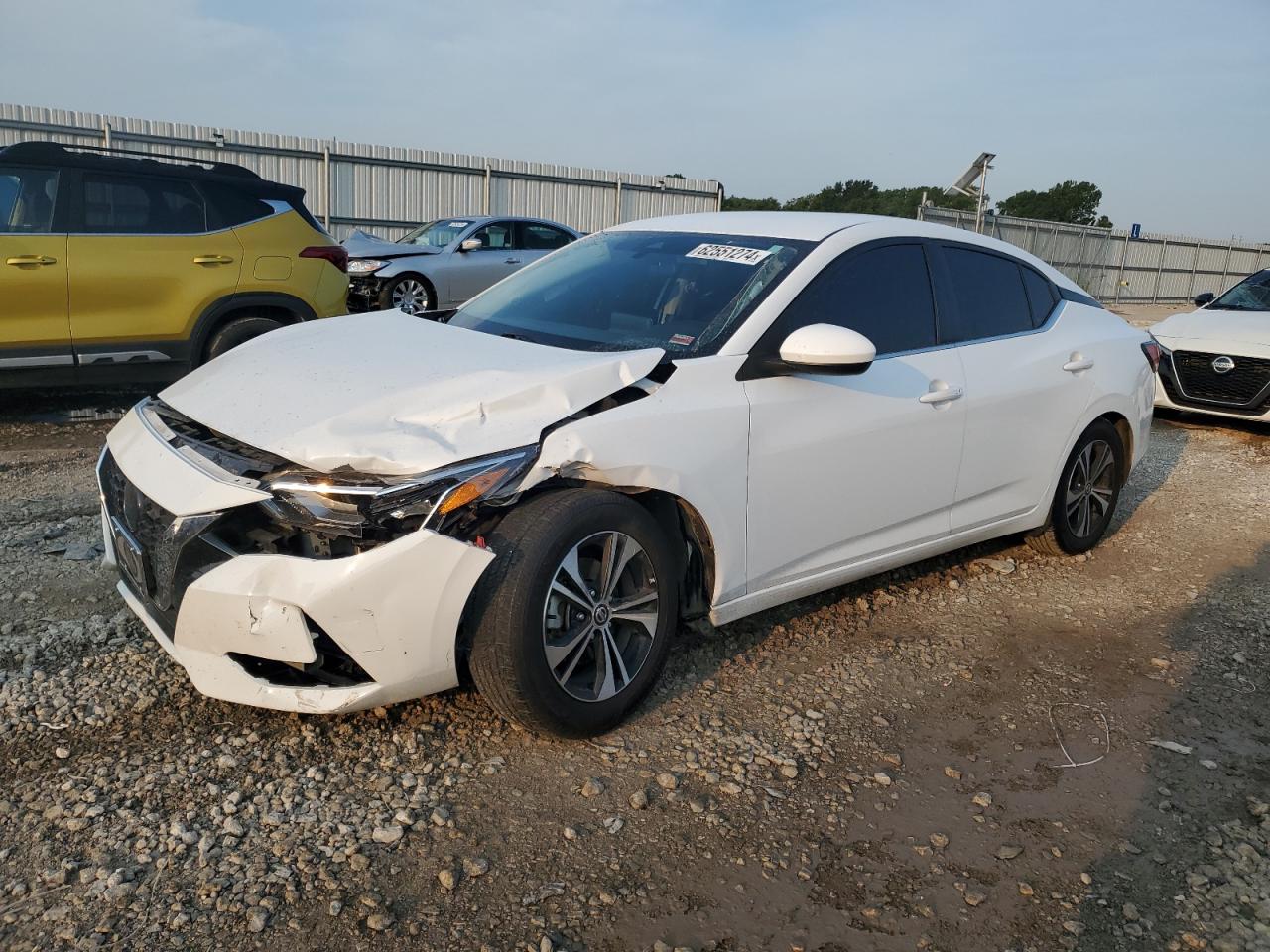 2022 NISSAN SENTRA SV VIN:3N1AB8CV7NY220904