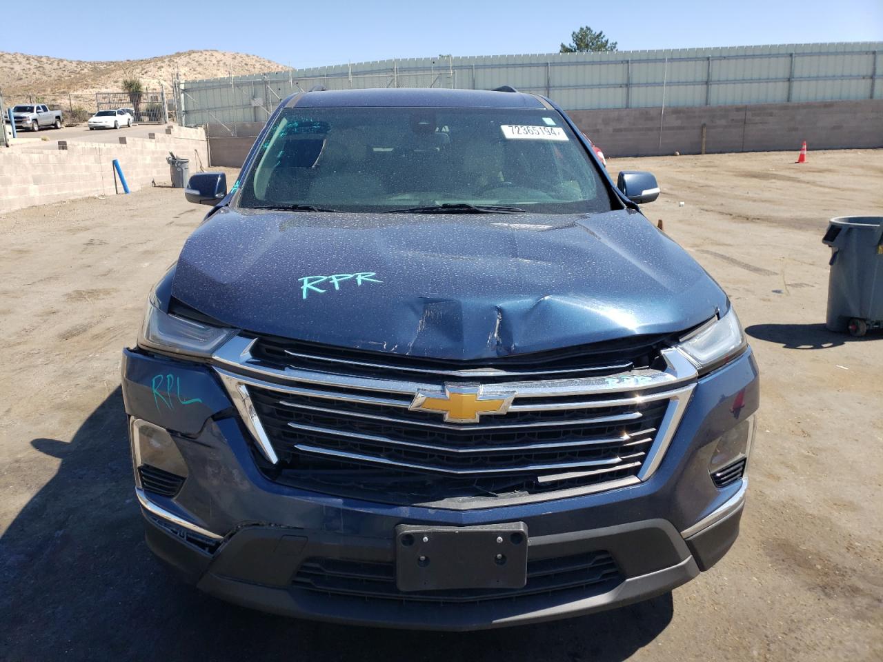 2022 CHEVROLET TRAVERSE LT VIN:1GNEVHKW0NJ147435