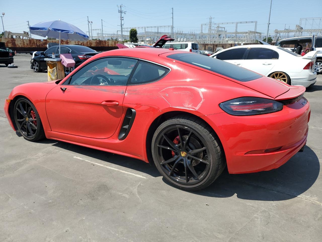 2022 PORSCHE CAYMAN S VIN:WP0AB2A86NS263183