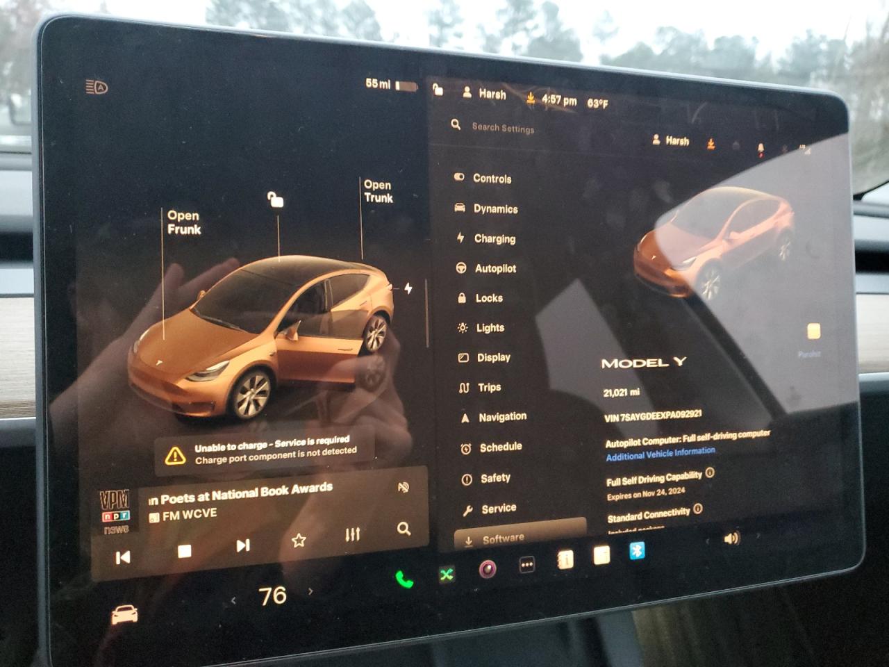 2023 TESLA MODEL Y  VIN:7SAYGDEEXPA092921