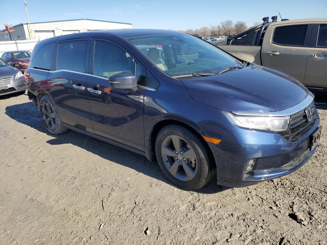 2022 HONDA ODYSSEY EX VIN:5FNRL6H59NB007281