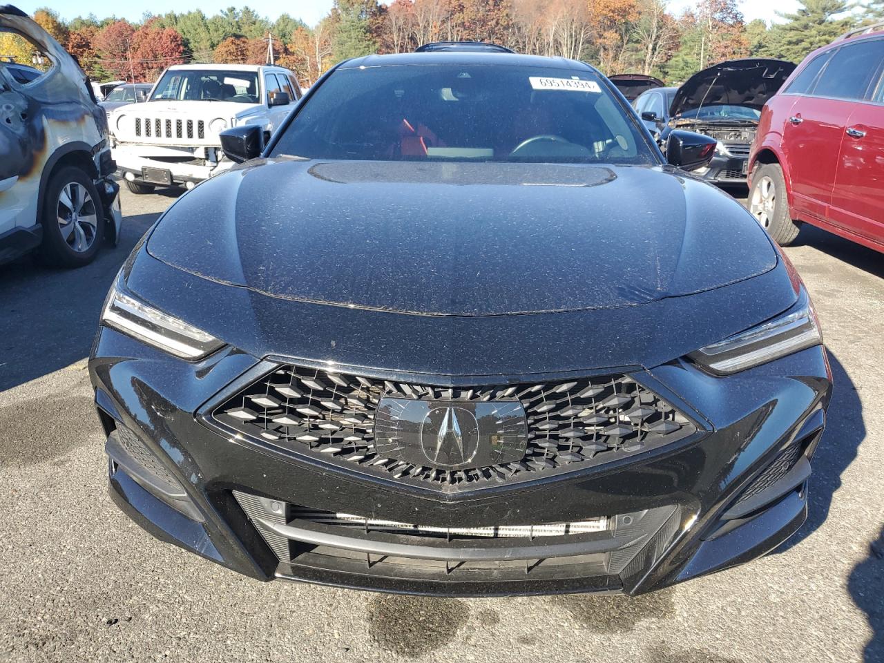 2022 ACURA TLX TECH A VIN:19UUB6F58NA002843