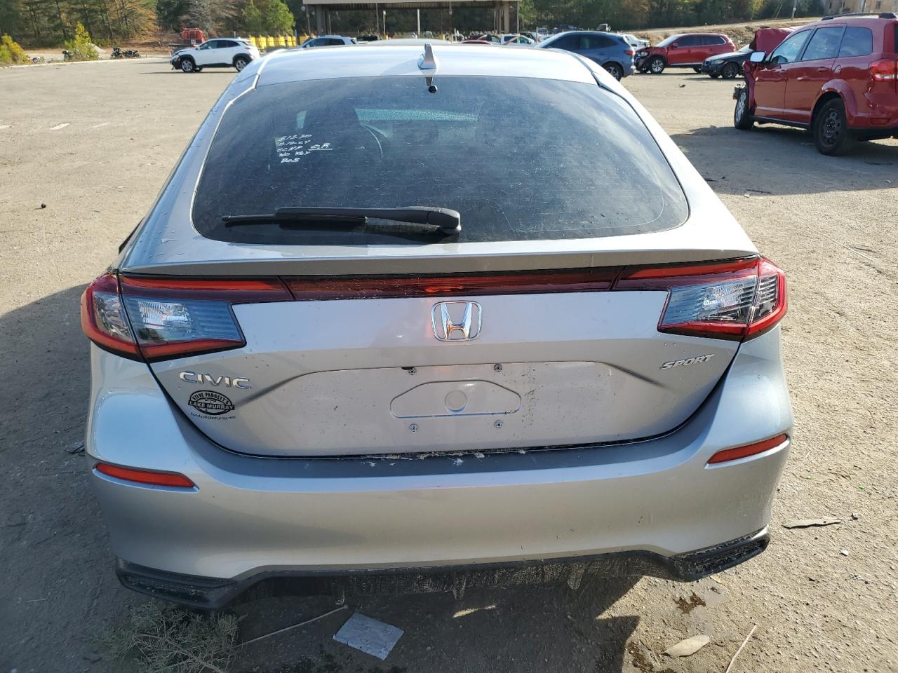 2022 HONDA CIVIC SPORT VIN:19XFL2H85NE001618
