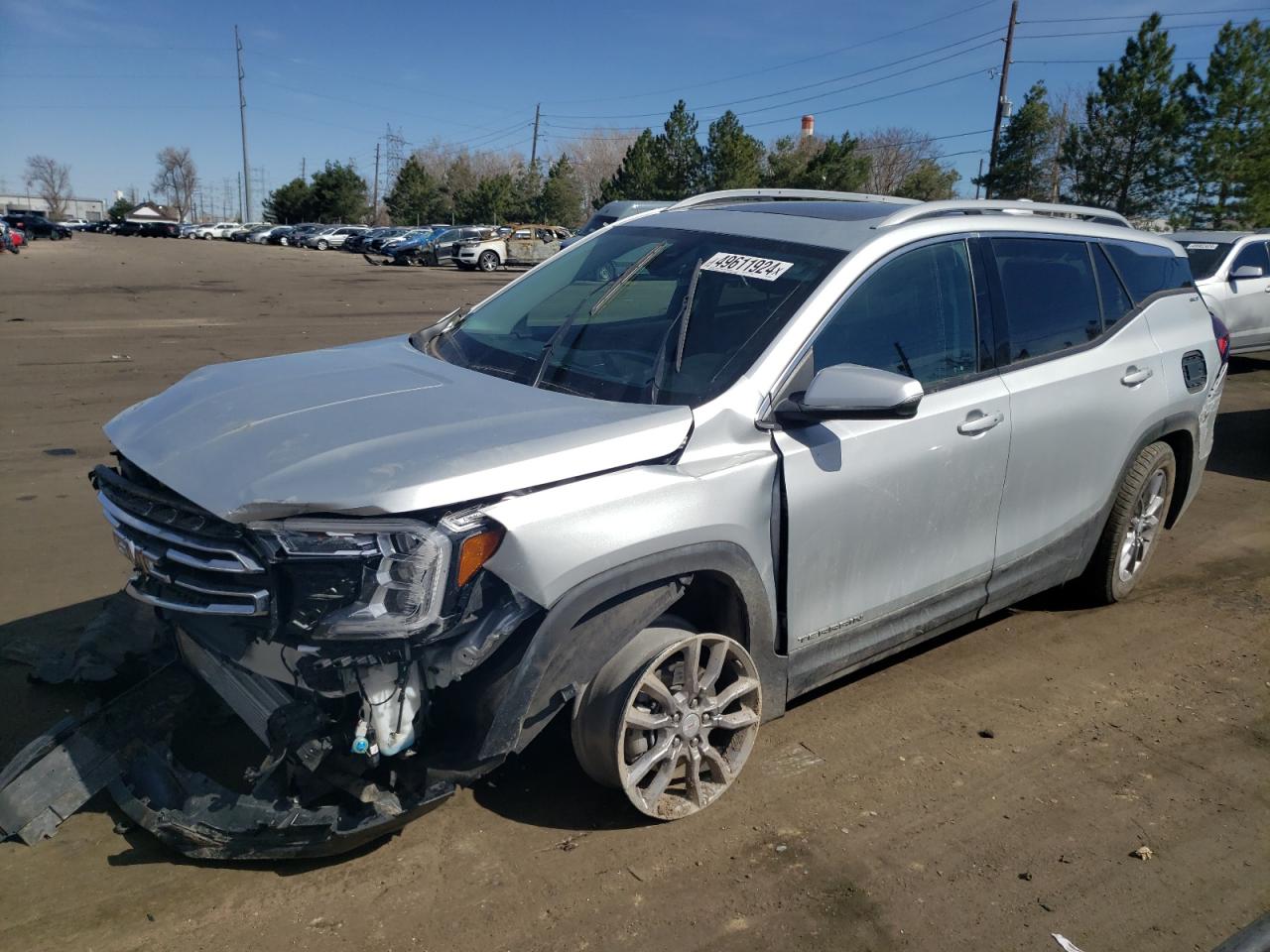 2022 GMC TERRAIN SLT VIN:3GKALVEV2NL256314