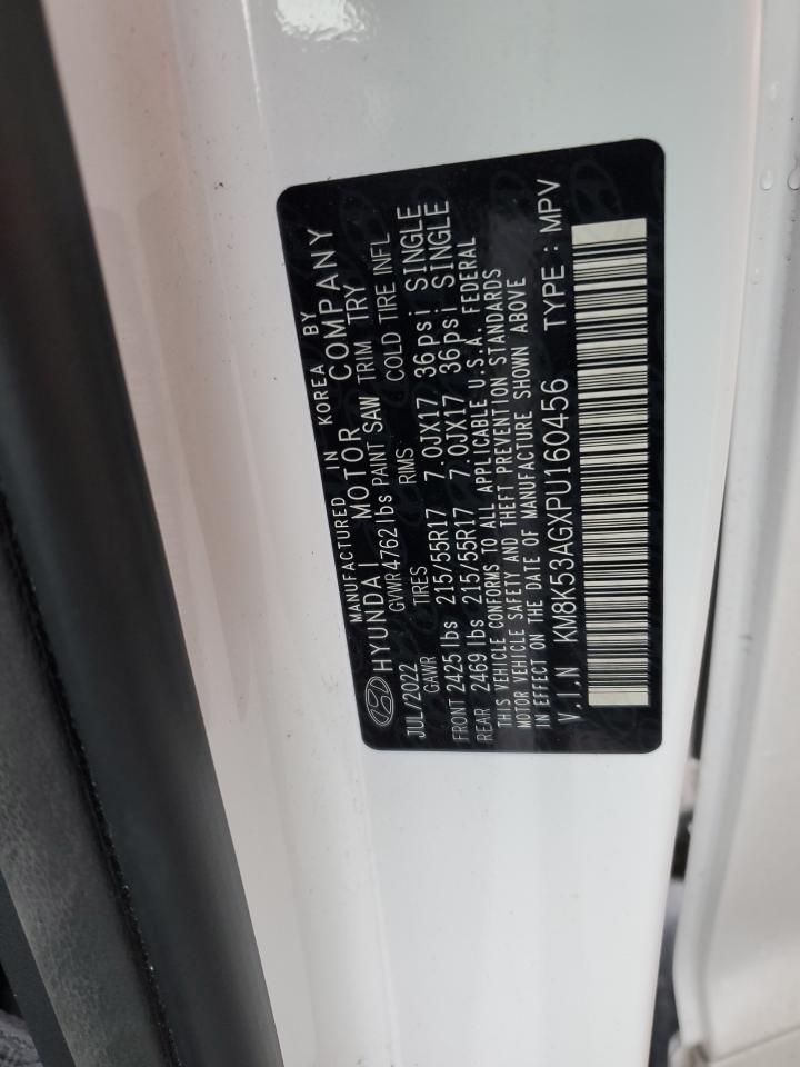 2023 HYUNDAI KONA LIMITED VIN:KM8K53AGXPU160456