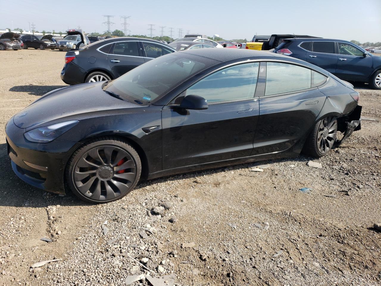 2022 TESLA MODEL 3  VIN:5YJ3E1EC5NF236854