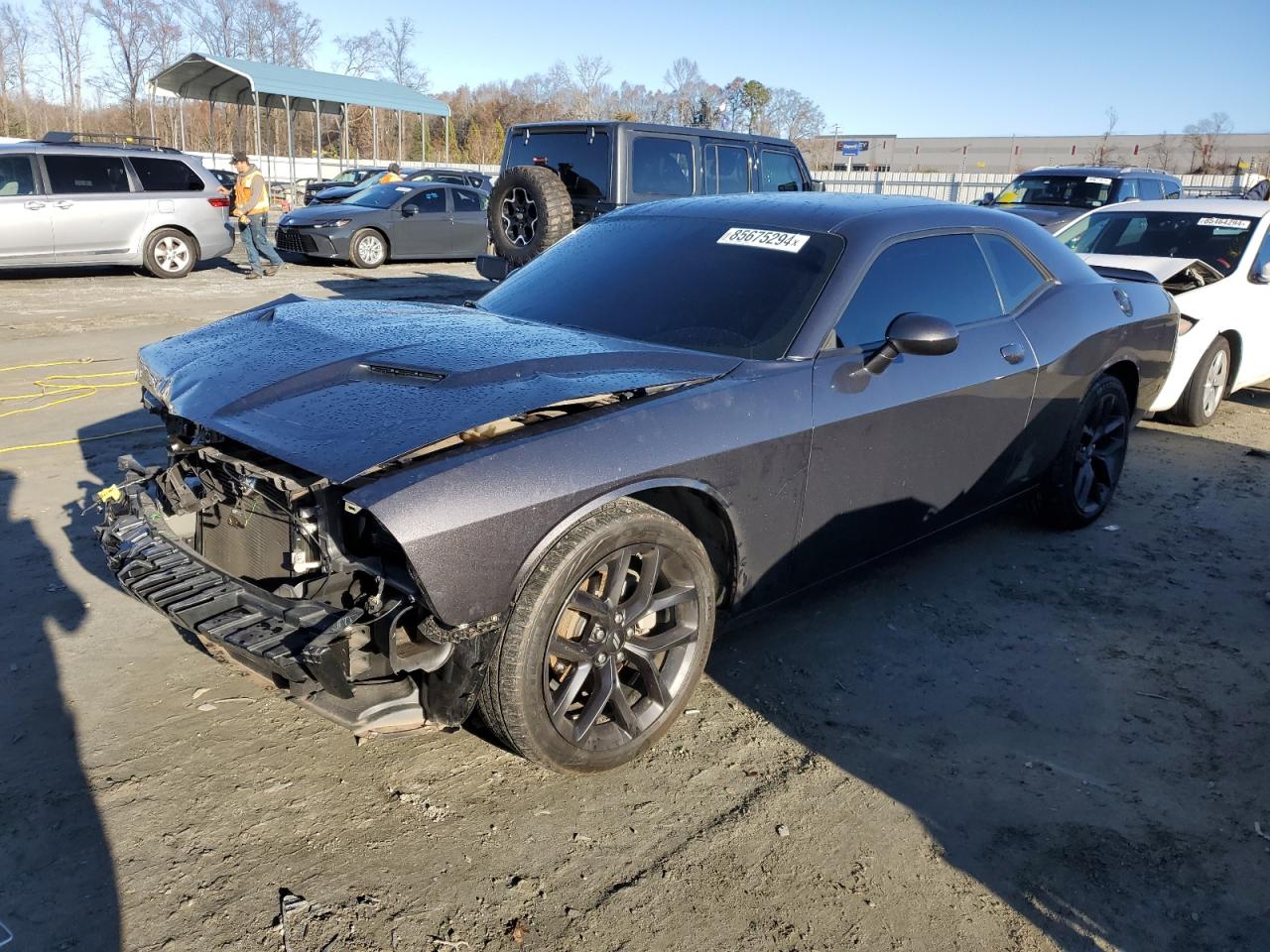 2022 DODGE CHALLENGER SXT VIN:2C3CDZAG0NH149016