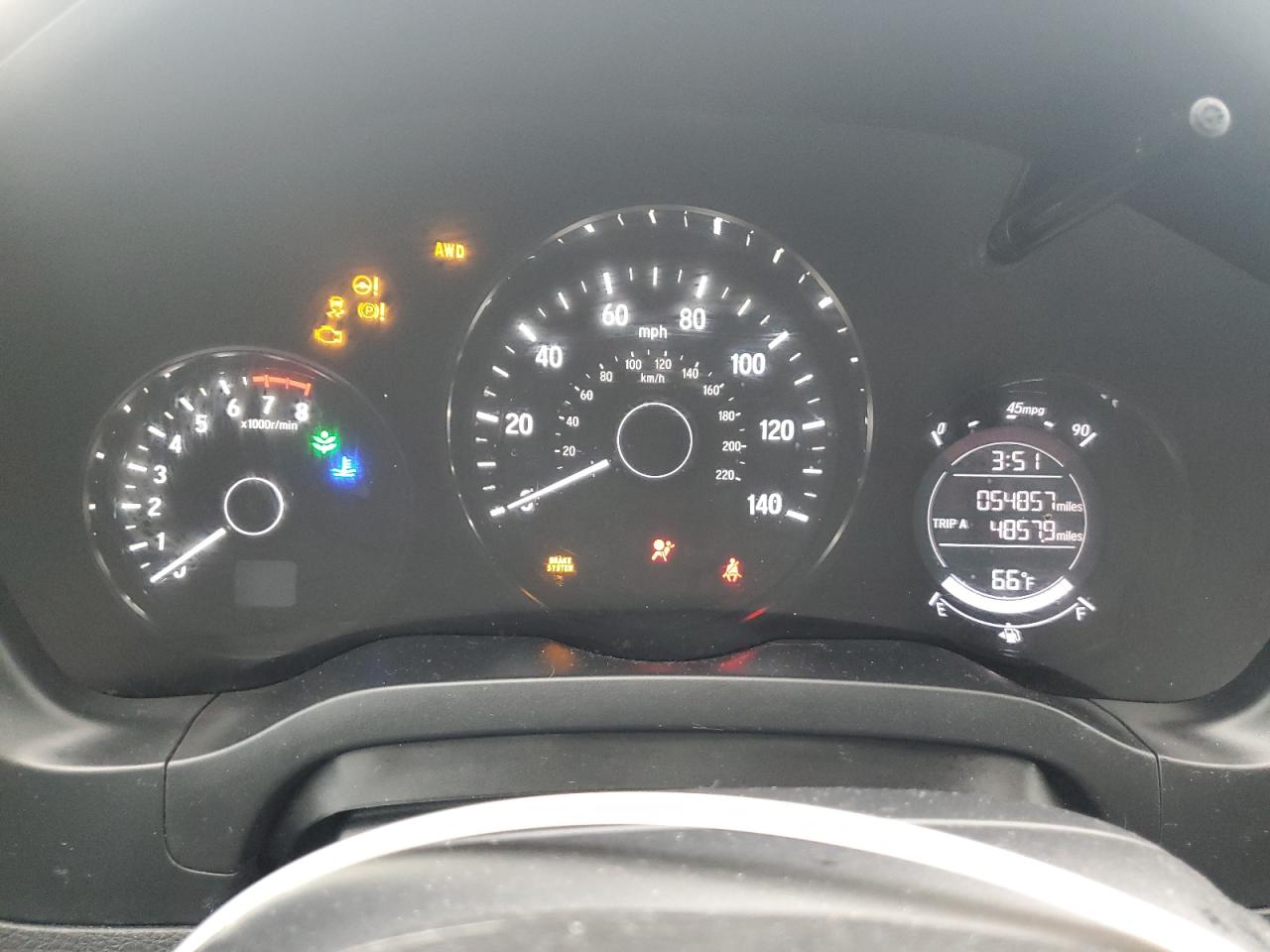 2022 HONDA HR-V SPORT VIN:3CZRU6H11NM744975