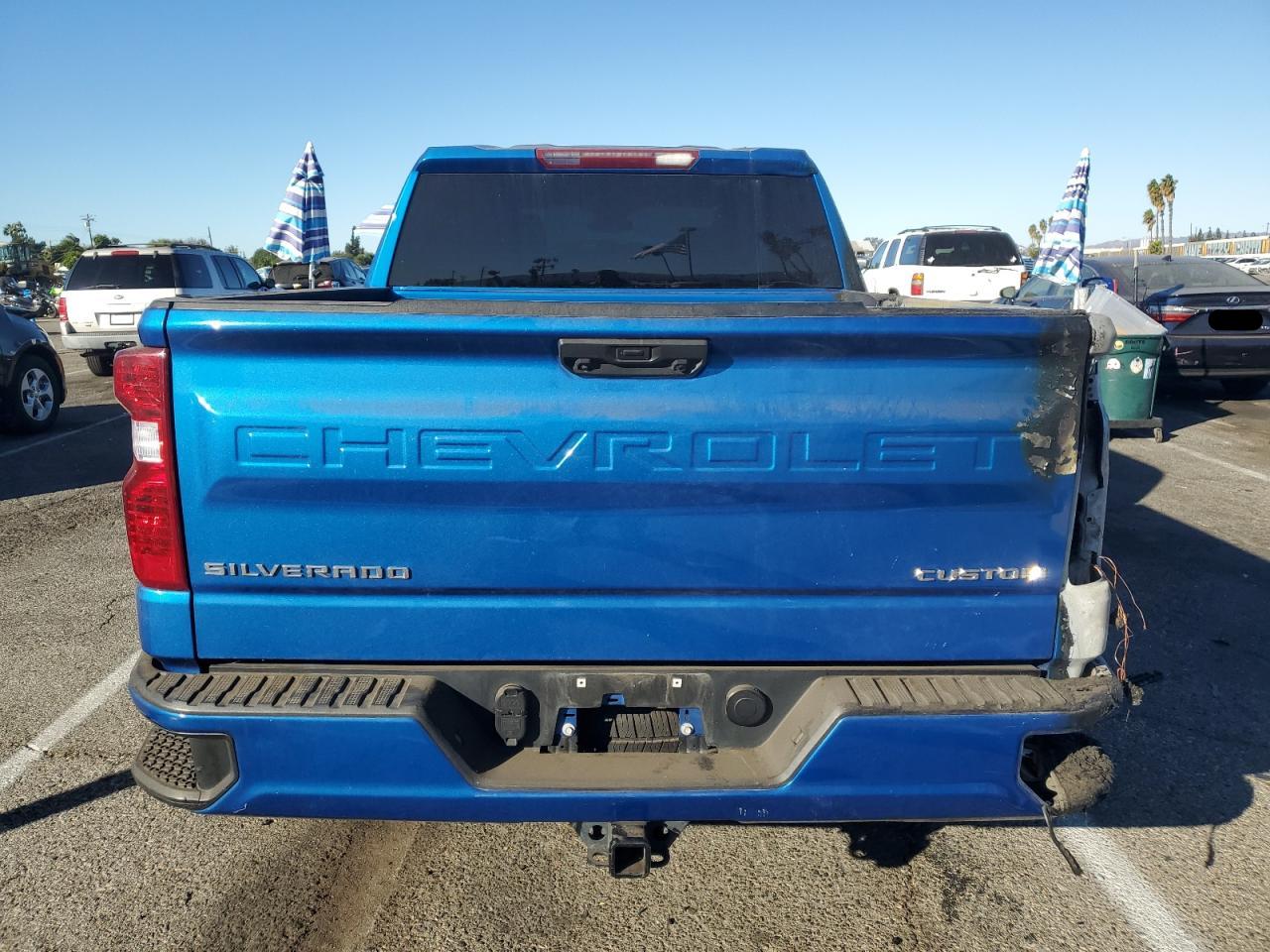 2022 CHEVROLET SILVERADO C1500 CUSTOM VIN:3GCPABEK8NG556562