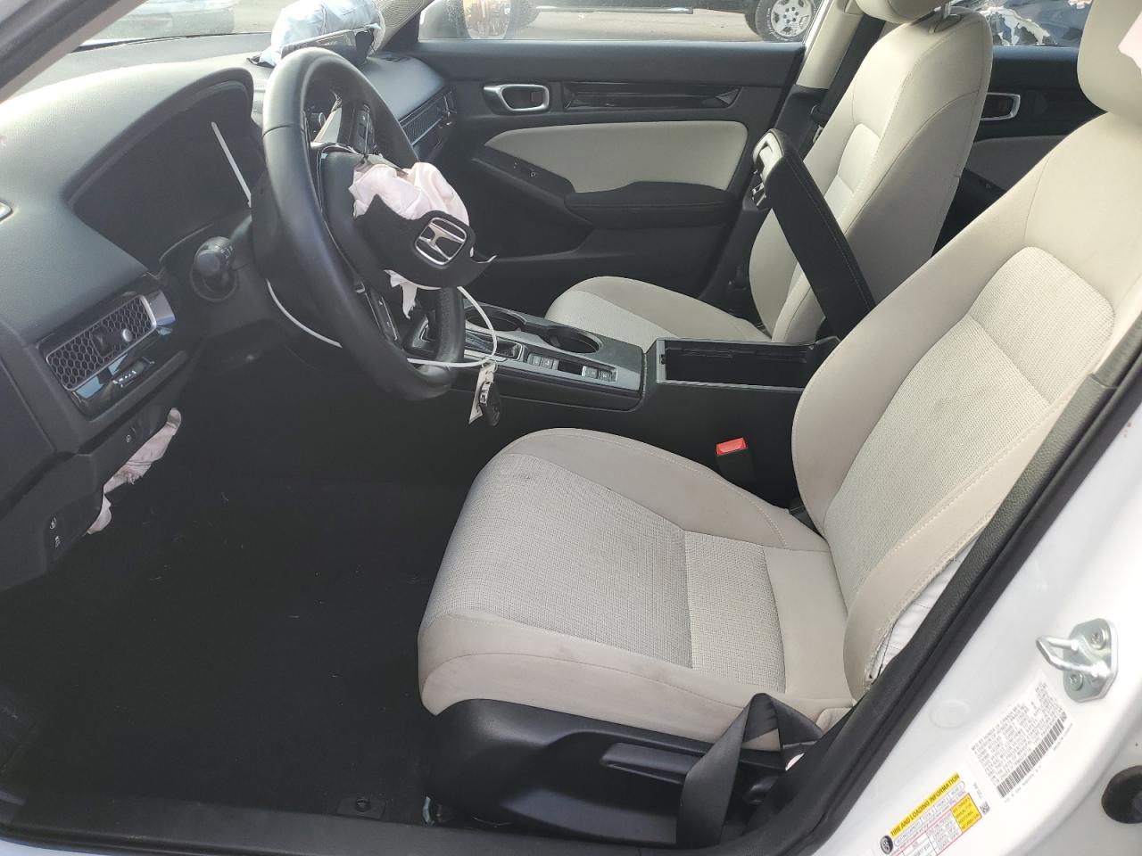 2022 HONDA CIVIC EX VIN:2HGFE1F76NH319719