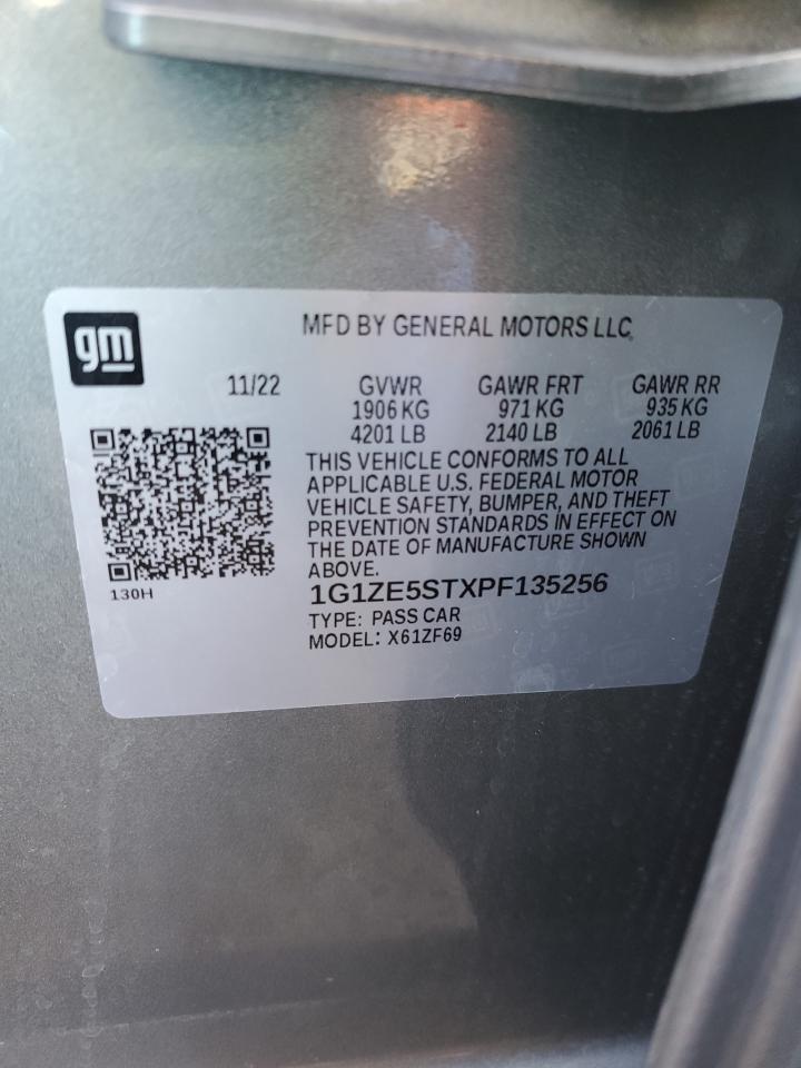 2023 CHEVROLET MALIBU PREMIER VIN:1G1ZE5STXPF135256