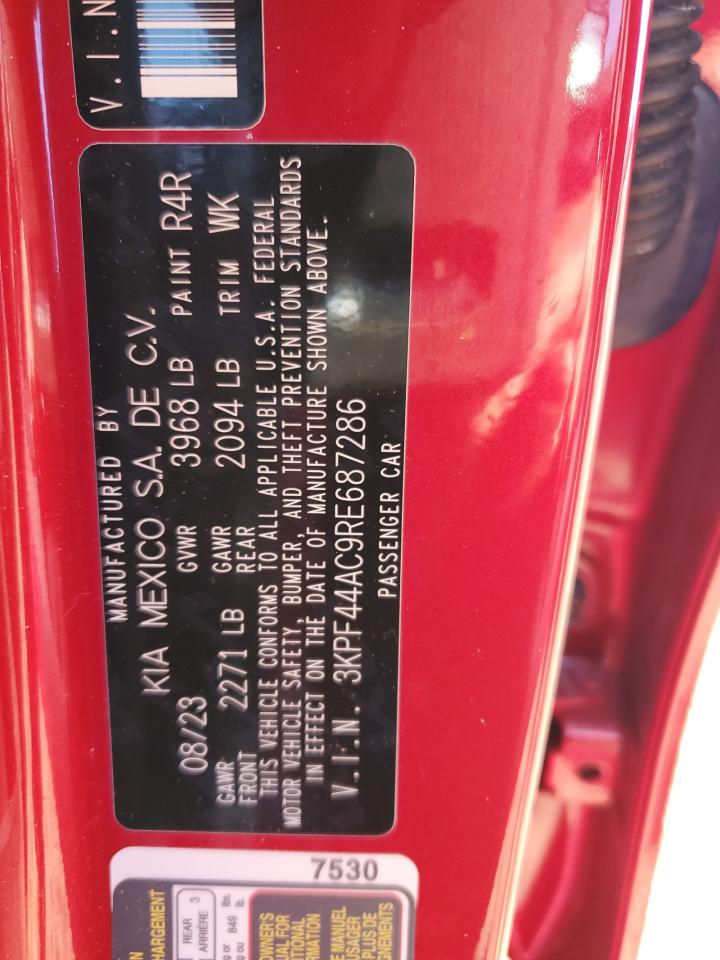 2024 KIA FORTE GT VIN:3KPF44AC9RE687286
