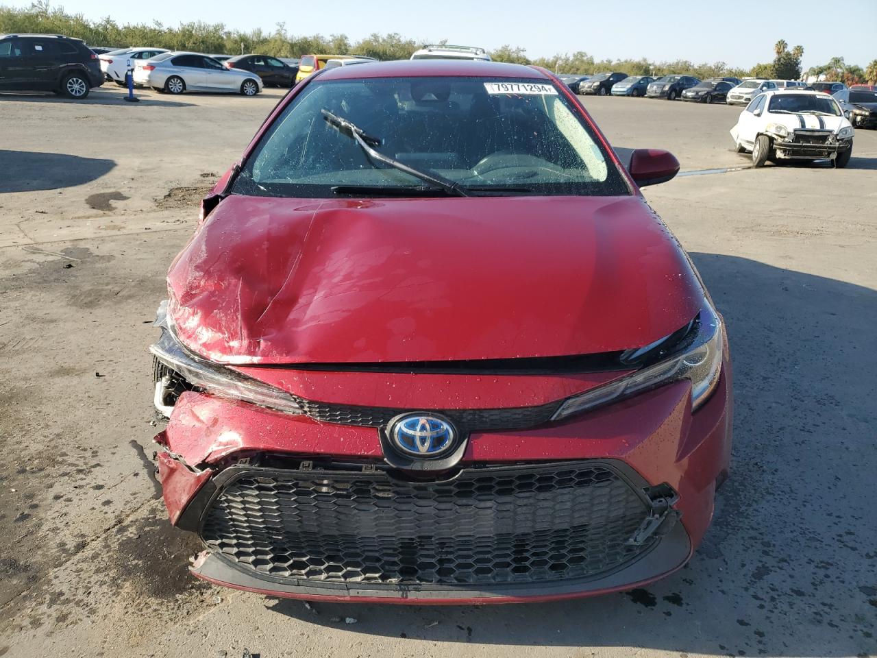 2022 TOYOTA COROLLA LE VIN:JTDEAMDE9NJ058934