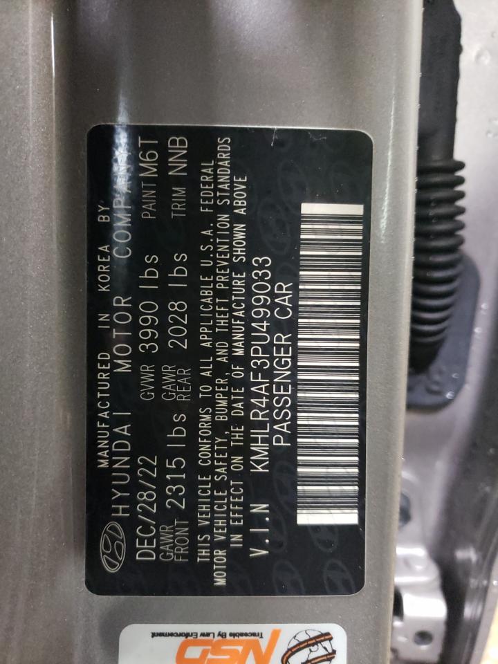 2023 HYUNDAI ELANTRA N LINE VIN:KMHLR4AF3PU499033