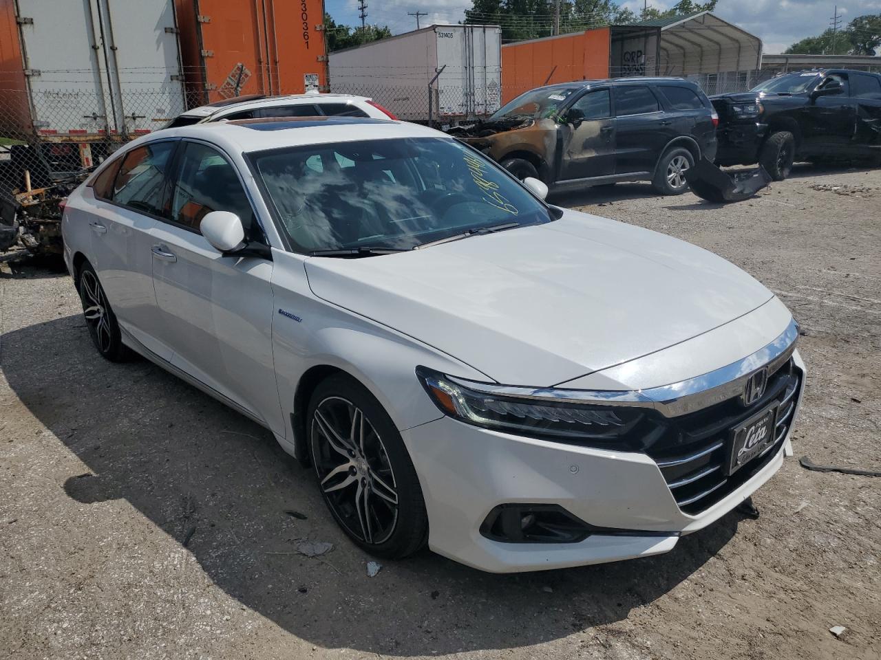 2022 HONDA ACCORD TOURING HYBRID VIN:1HGCV3F90NA013095