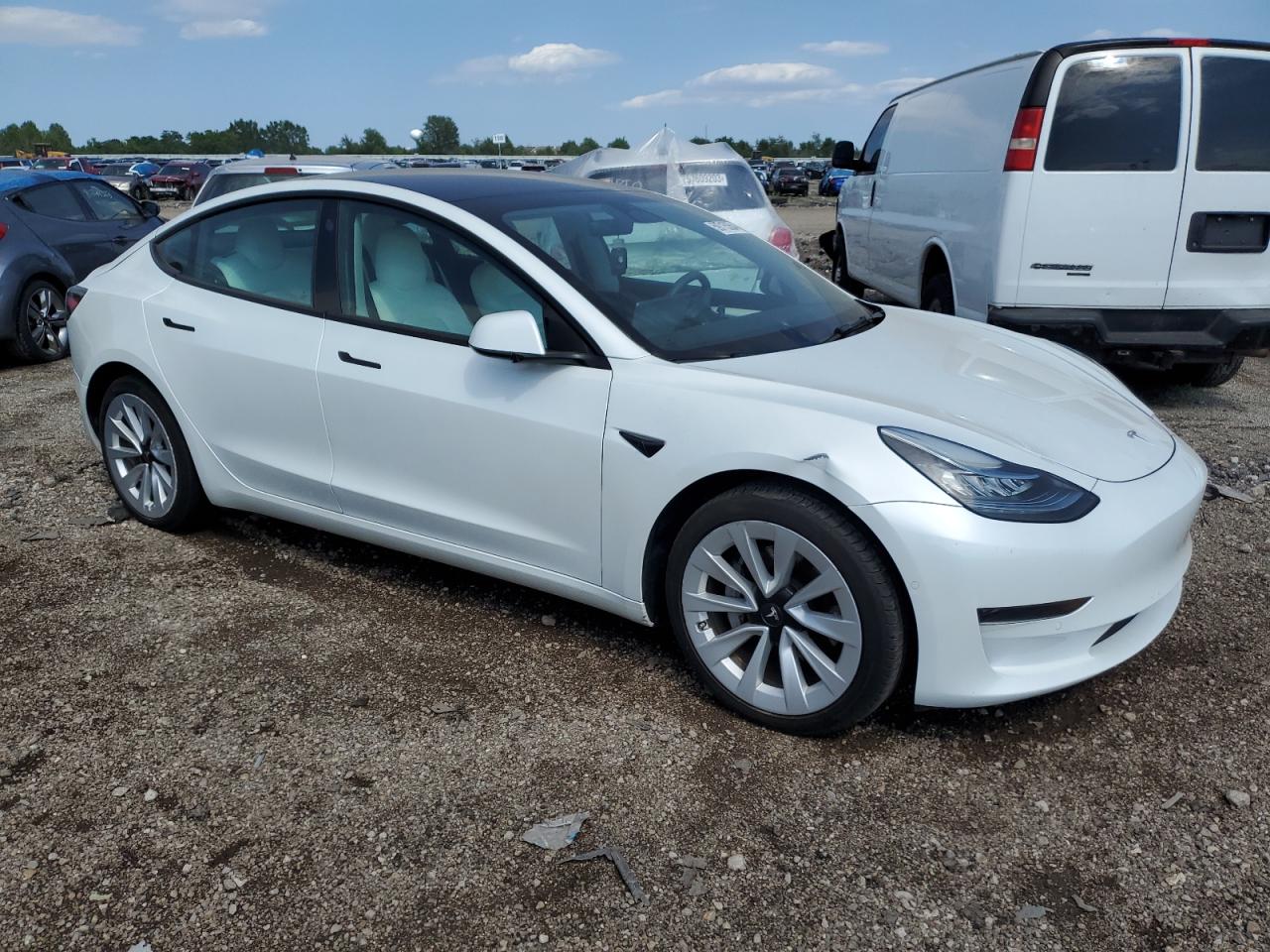 2022 TESLA MODEL 3  VIN:5YJ3E1EA0NF244309