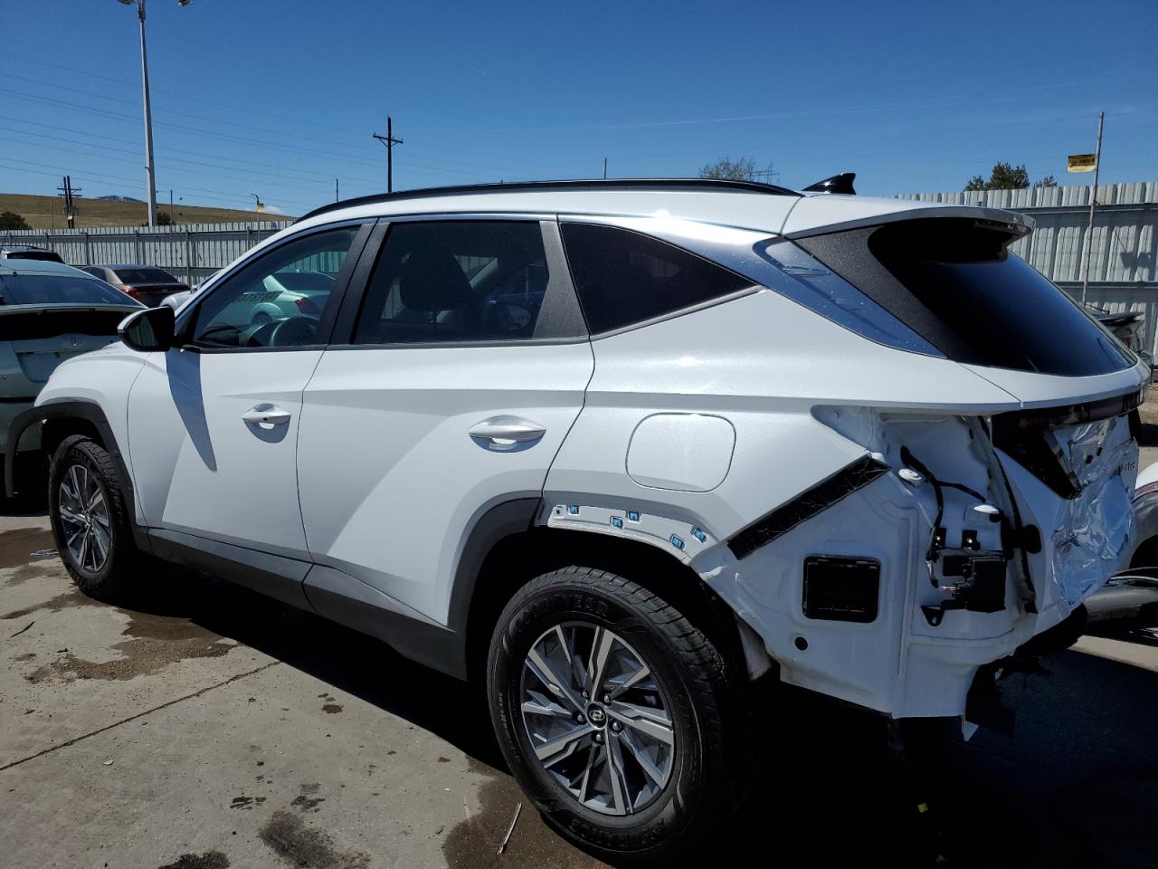 2022 HYUNDAI TUCSON BLUE VIN:KM8JBCA15NU084223