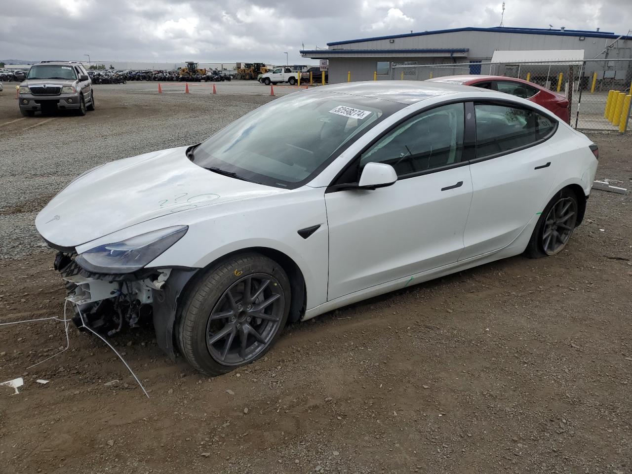 2022 TESLA MODEL 3  VIN:5YJ3E1EA3NF212812