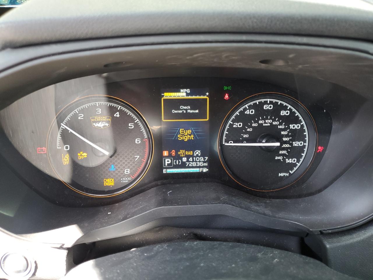 2022 SUBARU FORESTER WILDERNESS VIN:JF2SKAMC3NH465704
