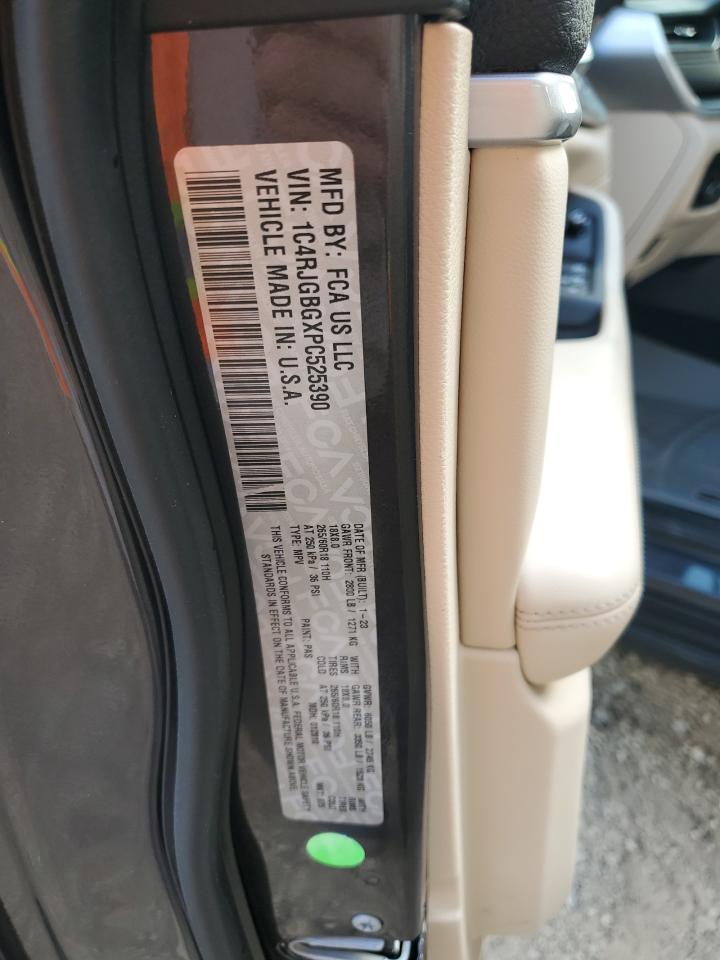2023 JEEP GRAND CHEROKEE LIMITED VIN:1C4RJGBGXPC525390