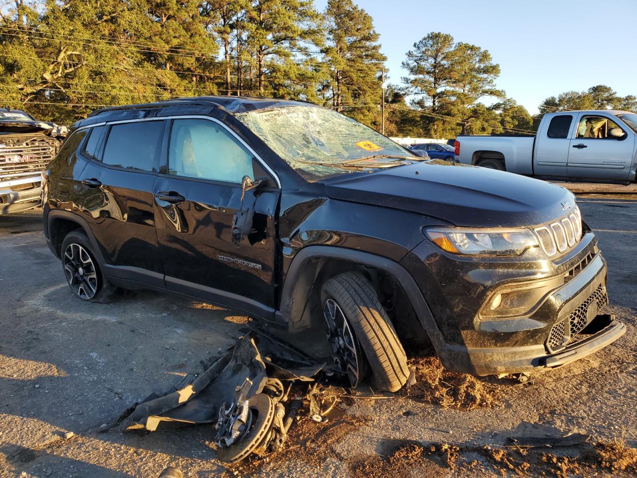 2022 JEEP COMPASS LATITUDE VIN:3C4NJCBB4NT113575