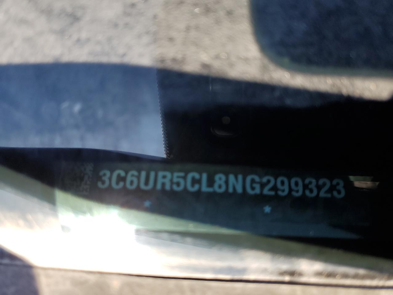 2022 RAM 2500 TRADESMAN VIN:3C6UR5CL8NG299323