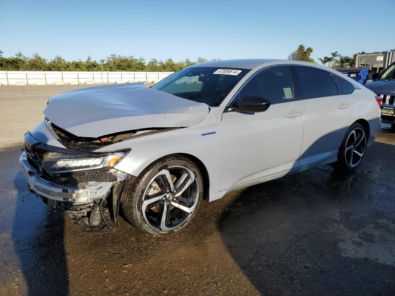 2022 HONDA ACCORD HYBRID SPORT VIN:1HGCV3F28NA043545