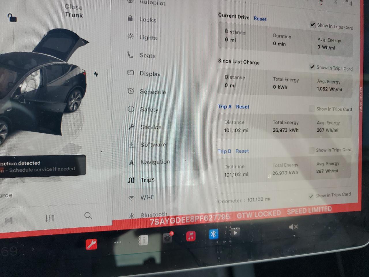 2023 TESLA MODEL Y  VIN:7SAYGDEE8PF627795