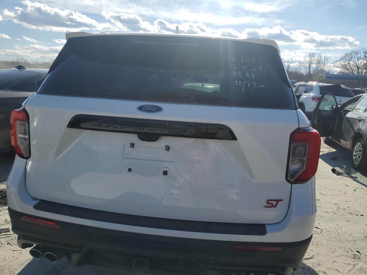 2022 FORD EXPLORER ST VIN:1FM5K8GC6NGC37617