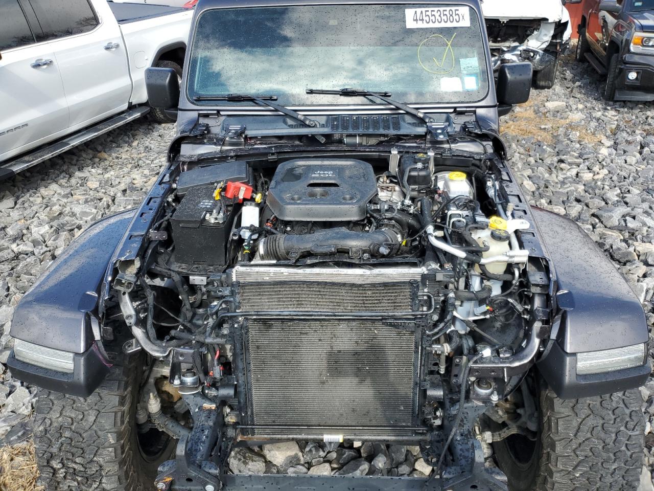 2022 JEEP WRANGLER UNLIMITED SAHARA VIN:1C4HJXEN9NW191371
