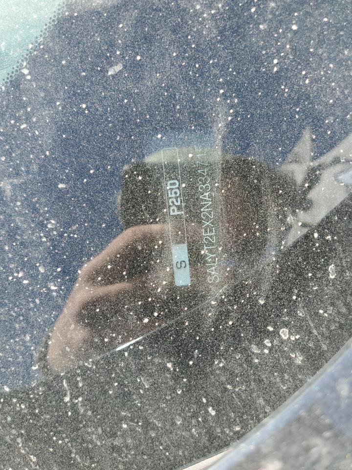 2022 LAND ROVER RANGE ROVER VELAR R-DYNAMIC S VIN:SALYT2EX2NA334715