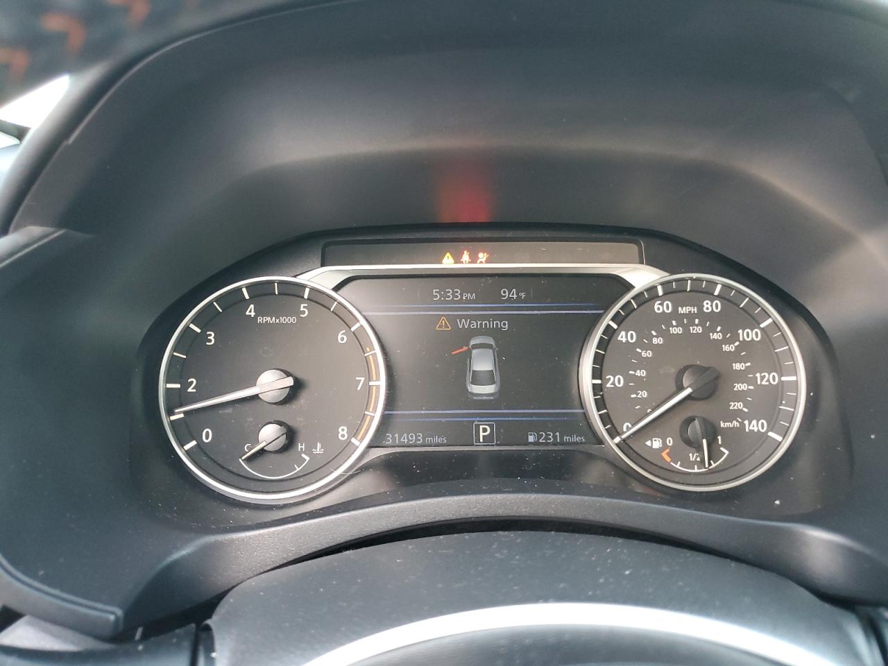 2022 NISSAN ALTIMA SR VIN:1N4BL4CV6NN393694