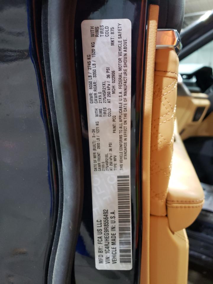 2024 JEEP GRAND CHEROKEE SUMMIT VIN:1C4RJHEG9R8556492
