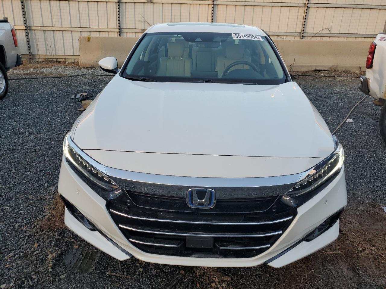 2022 HONDA ACCORD TOURING HYBRID VIN:1HGCV3F92NA000185