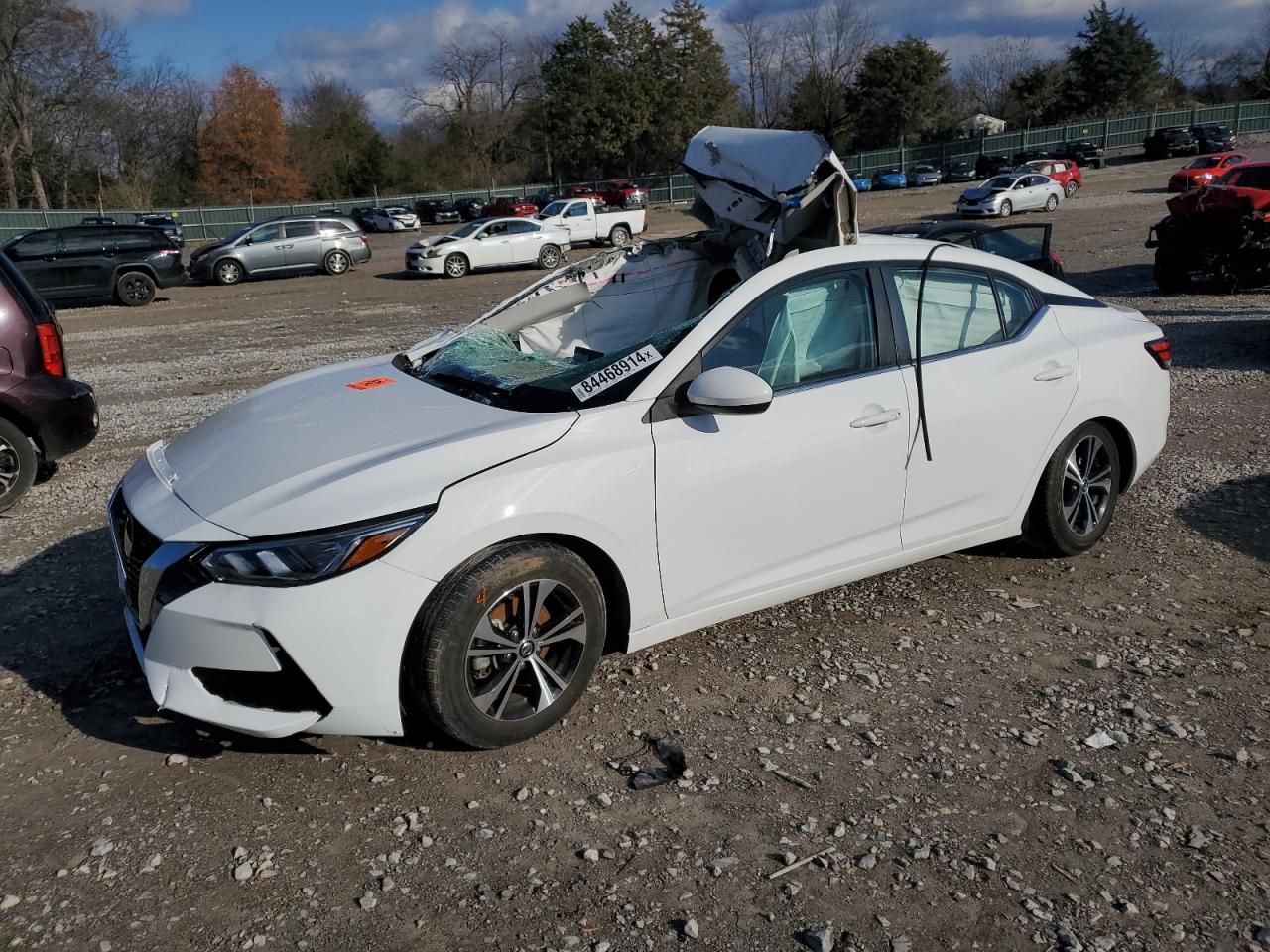 2022 NISSAN SENTRA SV VIN:3N1AB8CV7NY226122