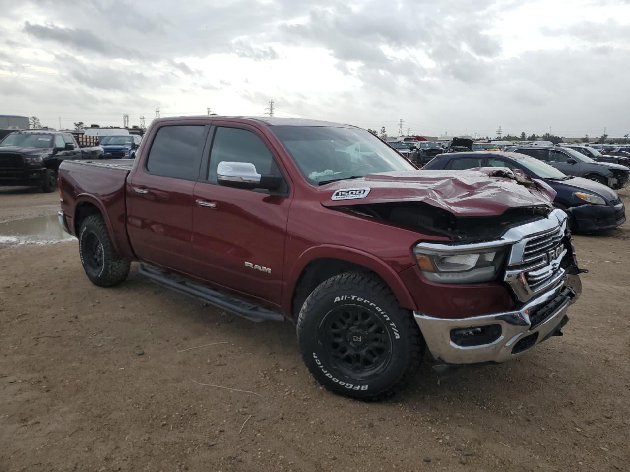 2022 RAM 1500 LARAMIE VIN:1C6SRFJT9NN208390