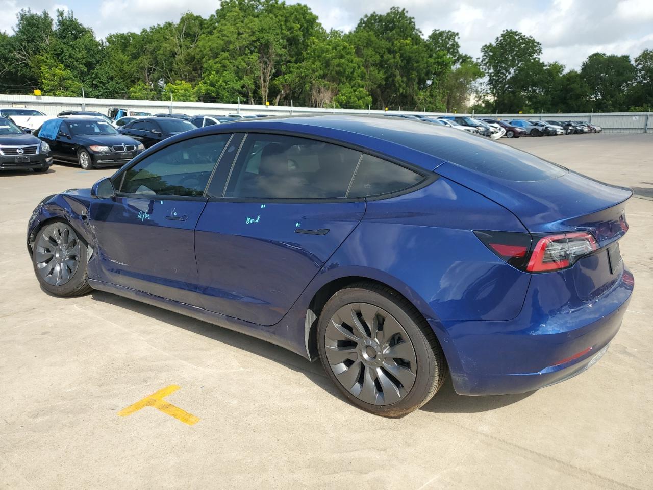 2022 TESLA MODEL 3  VIN:5YJ3E1EAXNF317153