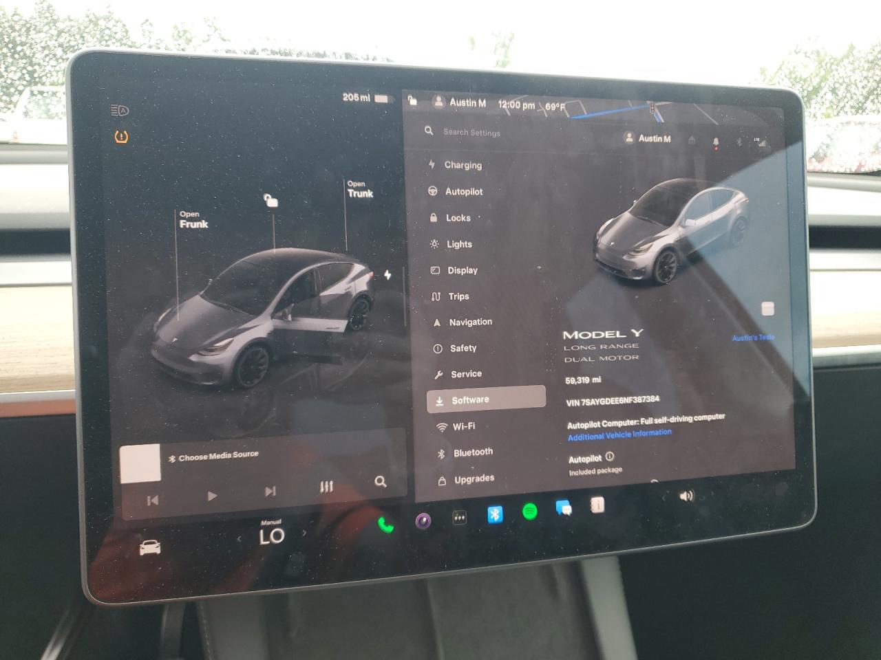 2022 TESLA MODEL Y  VIN:7SAYGDEE6NF387384