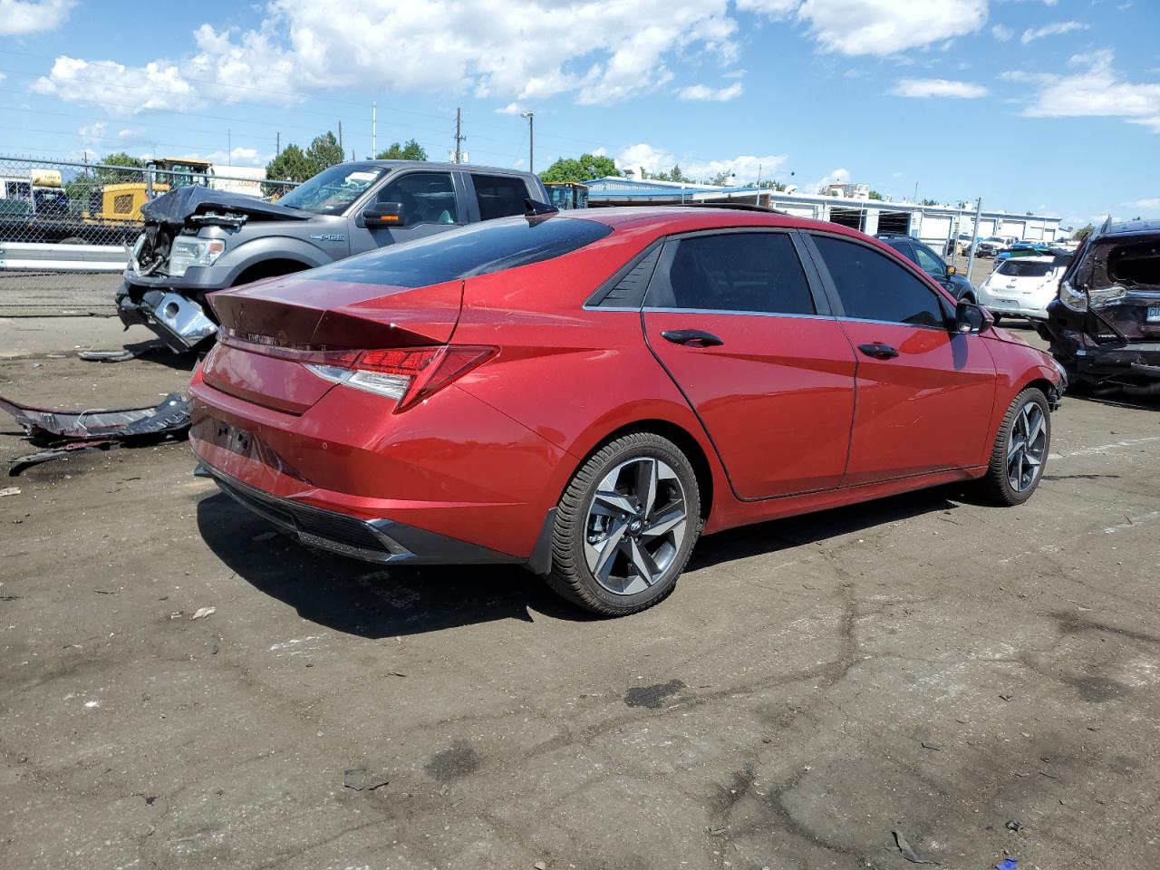 2023 HYUNDAI ELANTRA LIMITED VIN:KMHLN4AJ5PU070007