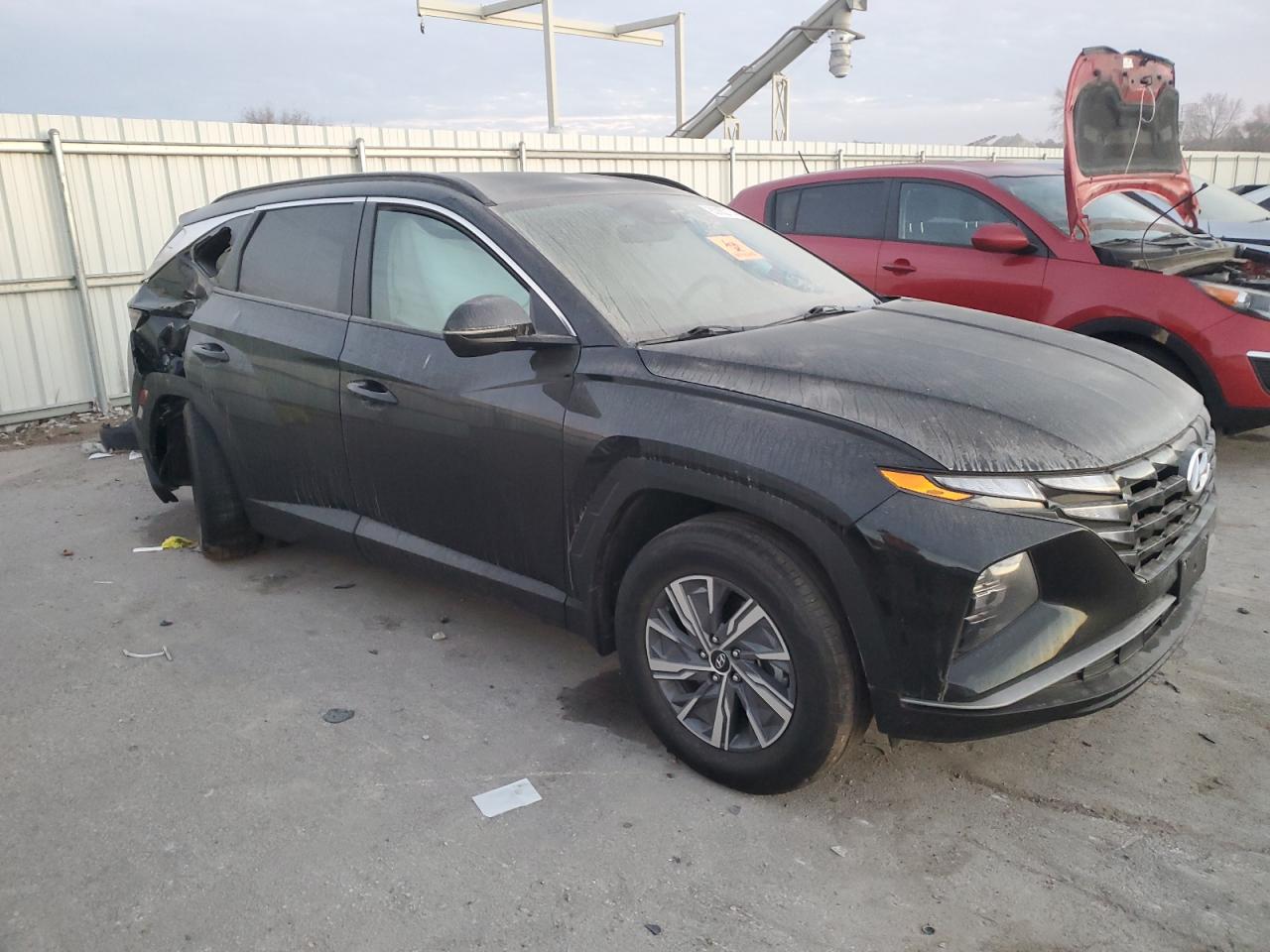 2022 HYUNDAI TUCSON BLUE VIN:KM8JBCA18NU053080