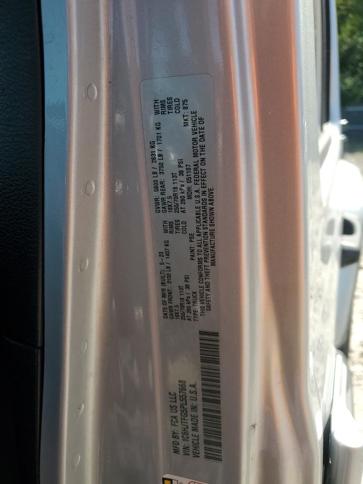 2023 JEEP GLADIATOR OVERLAND VIN:1C6HJTFG5PL557668