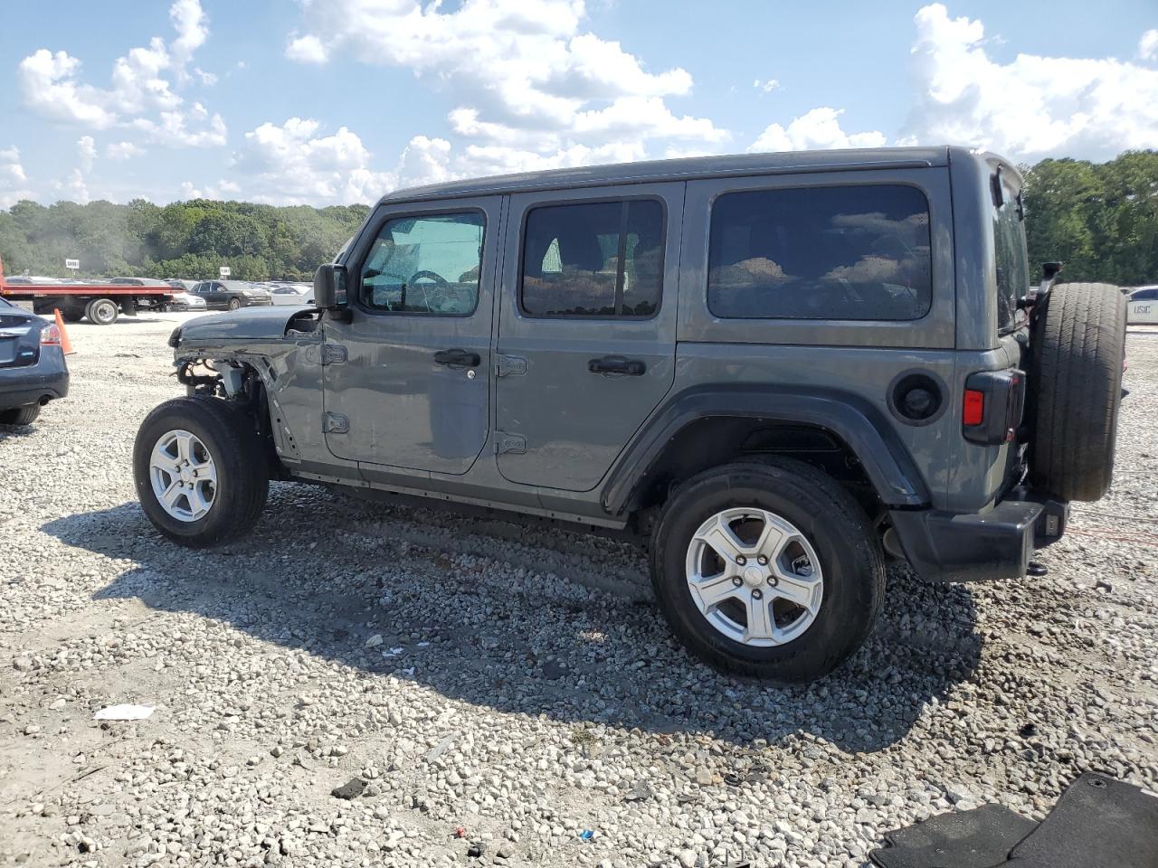 2022 JEEP WRANGLER UNLIMITED SPORT VIN:1C4HJXDGXNW196131