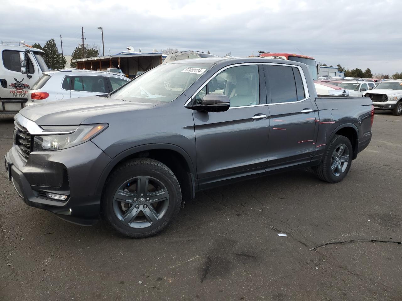 2023 HONDA RIDGELINE RTL-E VIN:5FPYK3F73PB032933